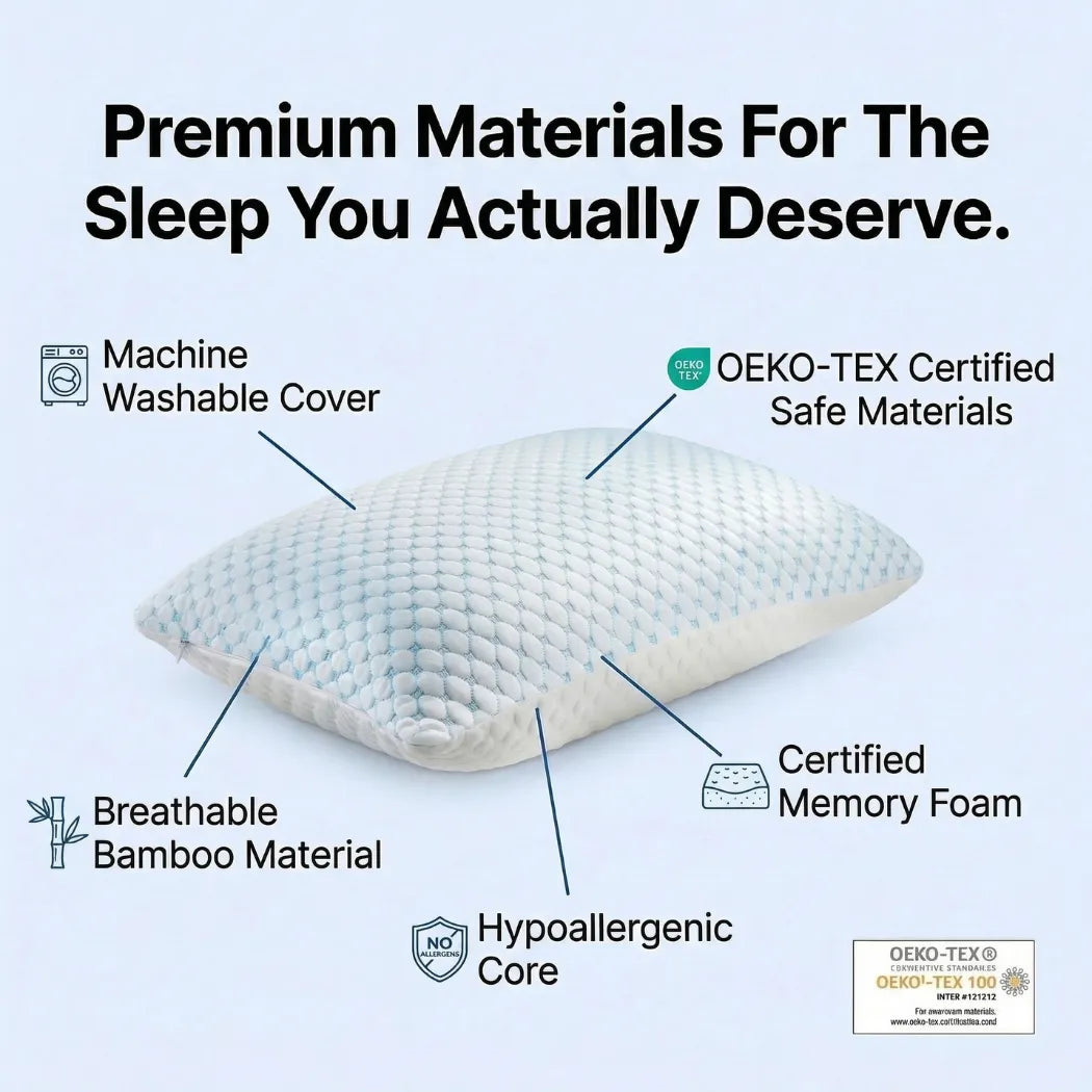 CloudFlex™ Customizable Memory Foam Pillow