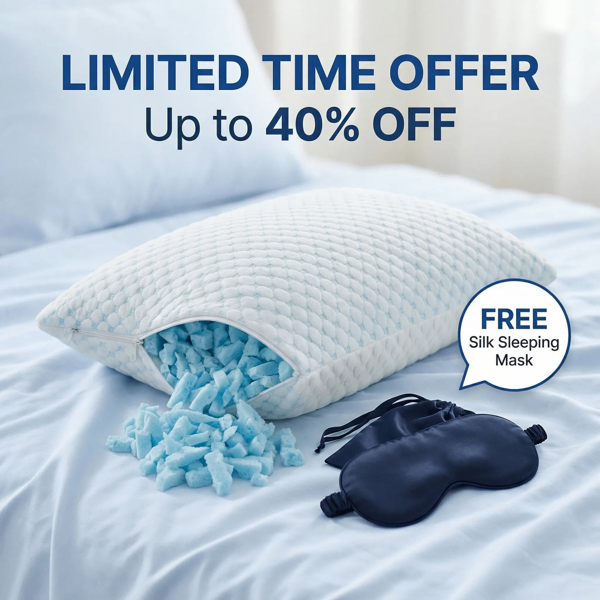 CloudFlex™ Customizable Memory Foam Pillow